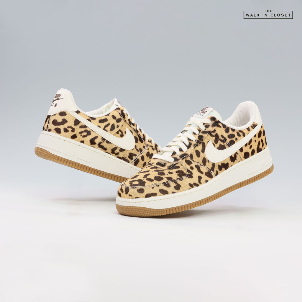 NIKE AIR FORCE 1 'CHEETAH PRINT' WOMENS SNEAKERS - IB7695-200