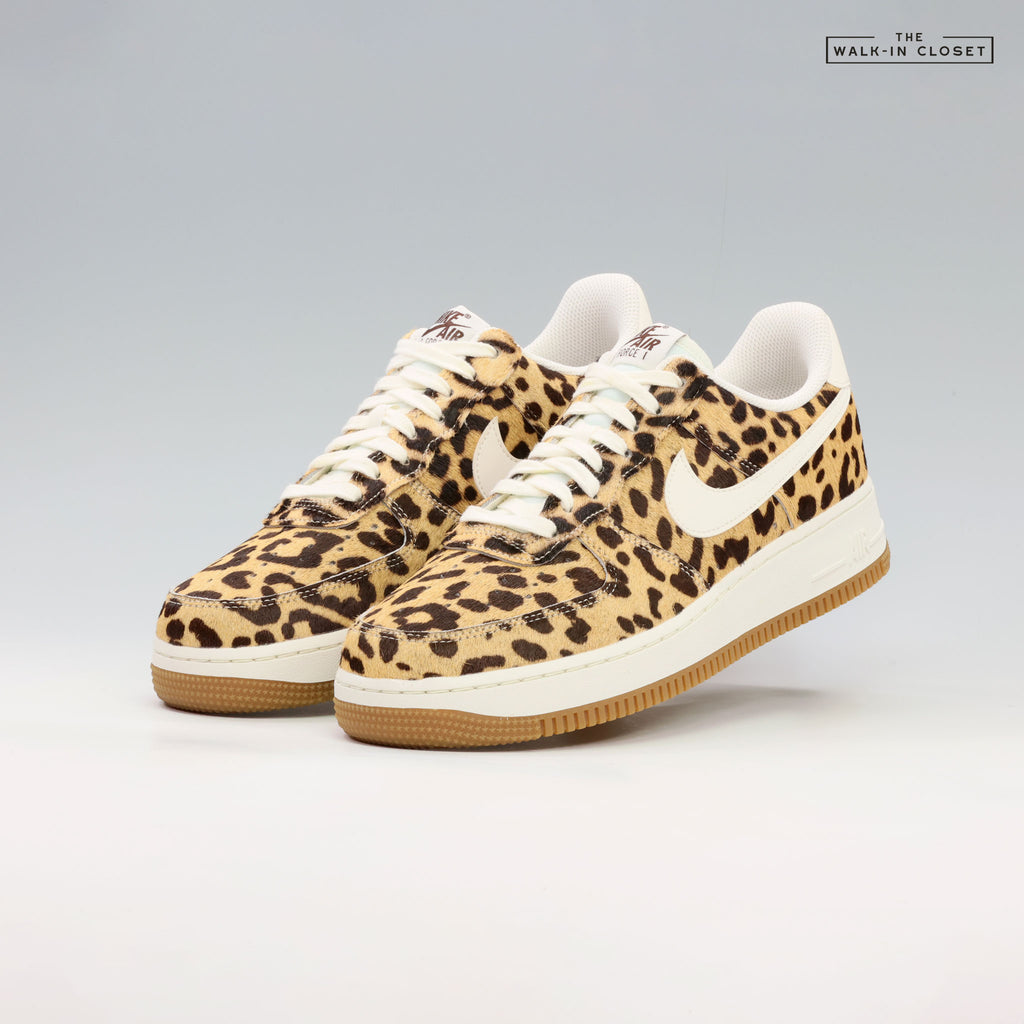 NIKE AIR FORCE 1 'CHEETAH PRINT' WOMENS SNEAKERS - IB7695-200