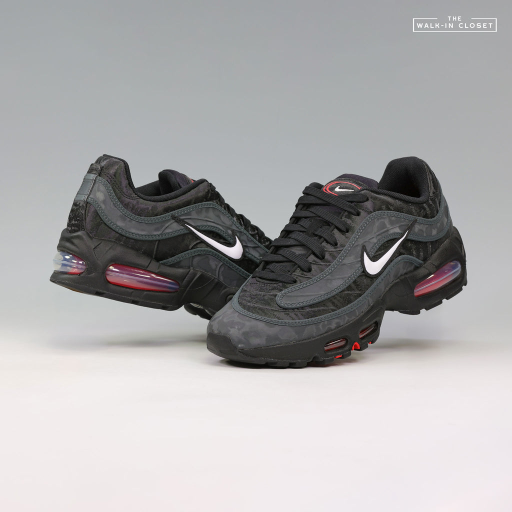 NIKE AIR MAX JOGA BONITO 'BLACK/UNIVERSITY RED' MENS SNEAKERS - IO1753-001