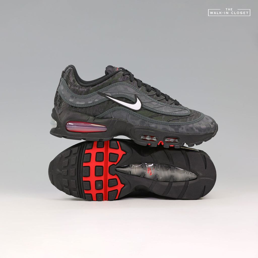 NIKE AIR MAX JOGA BONITO 'BLACK/UNIVERSITY RED' MENS SNEAKERS - IO1753-001