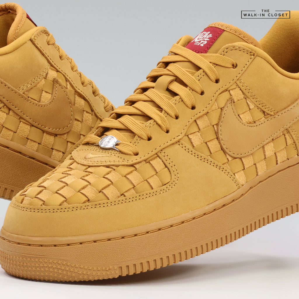 NIKE AIR FORCE 1 RETRO PREMIUM 'WHEAT' MENS SNEAKERS - IV5755-700