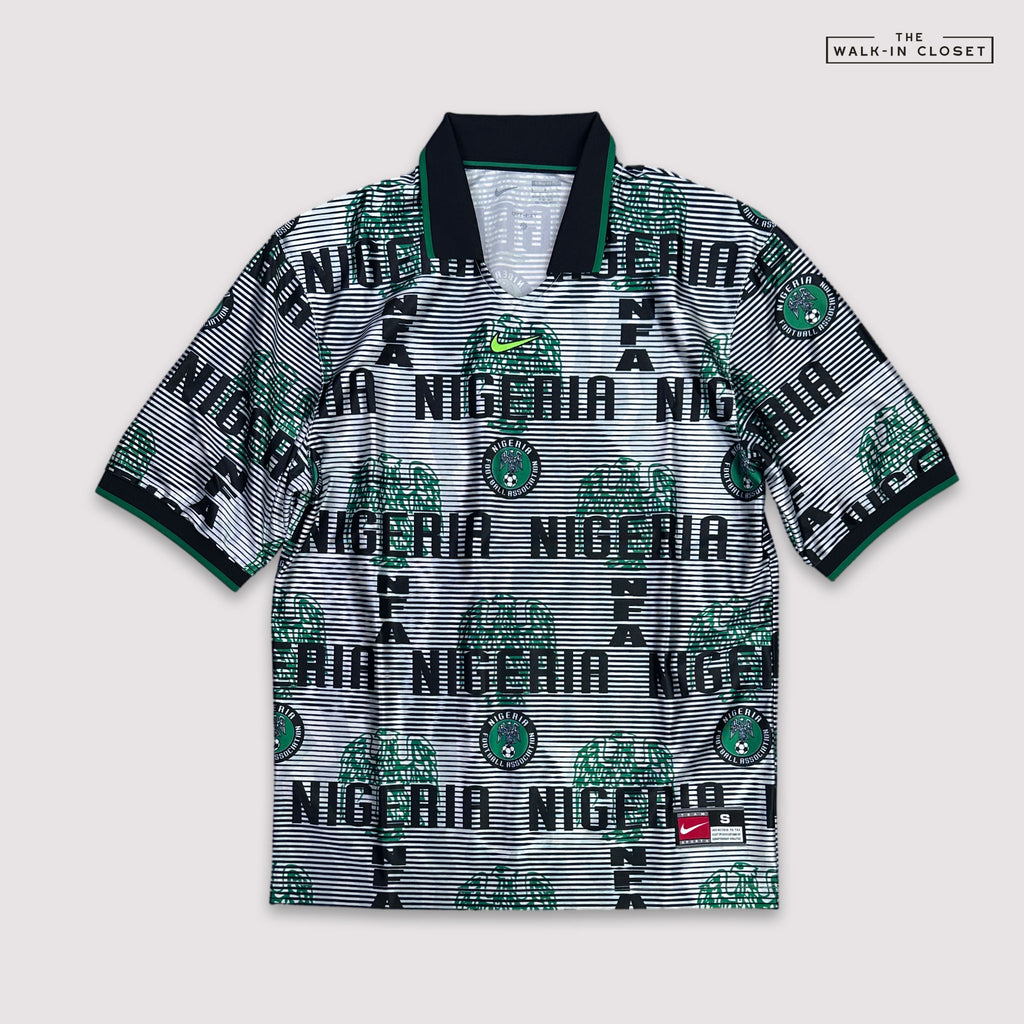 NIKE 'NIGERIA' ENERGY MENS DRI-FIT SHORT-SLEEVE SOCCER TOP - IH1278-100