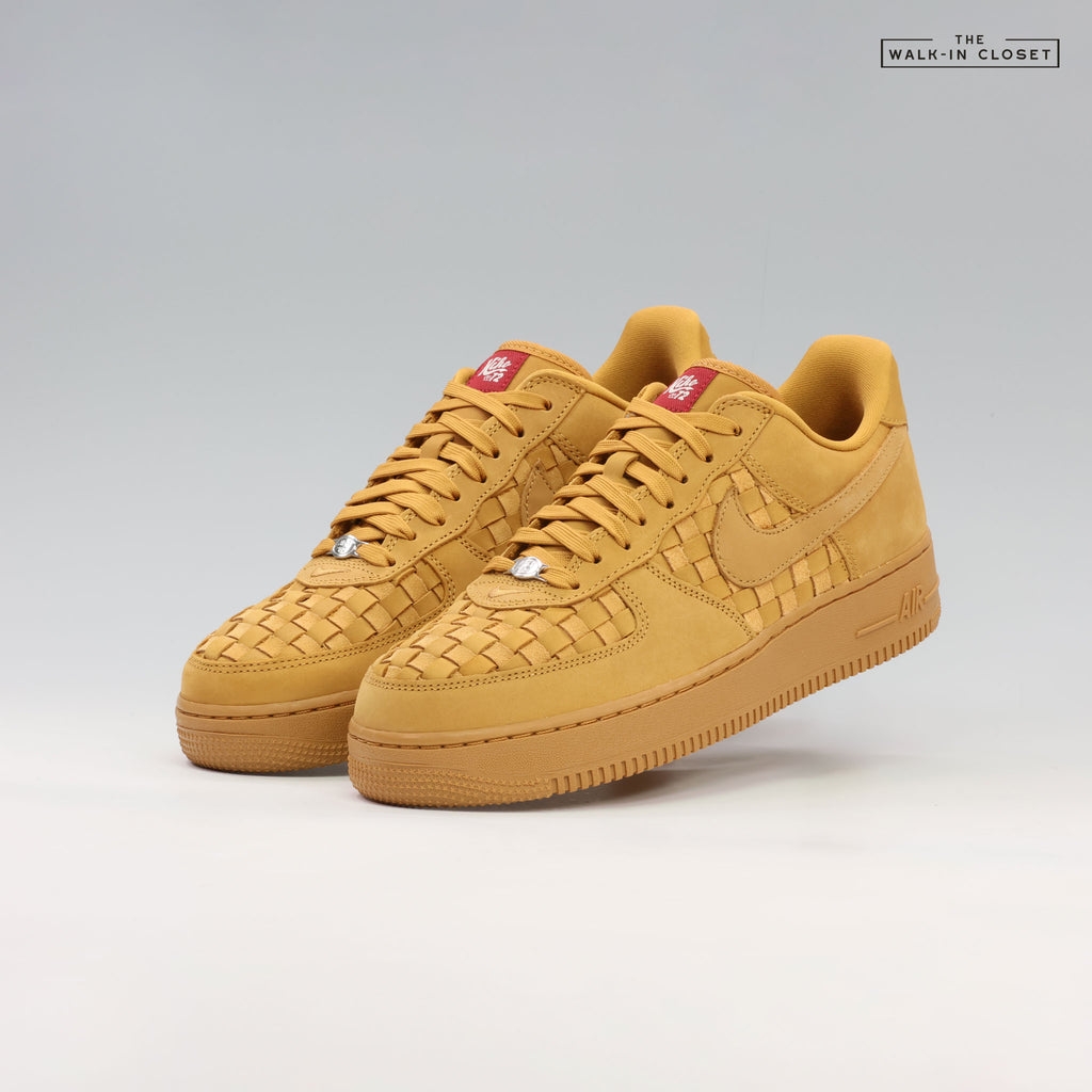 NIKE AIR FORCE 1 RETRO PREMIUM 'WHEAT' MENS SNEAKERS - IV5755-700