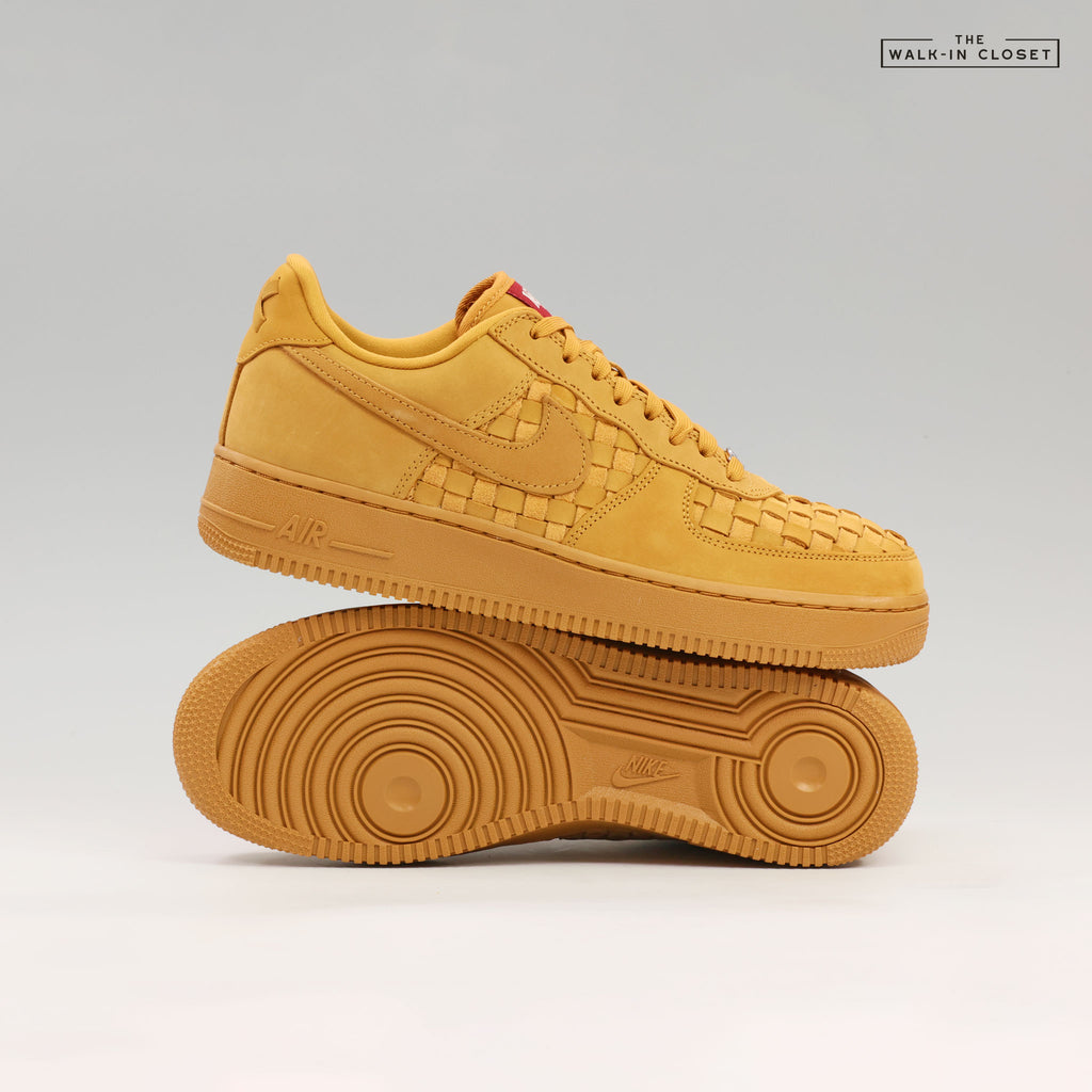 NIKE AIR FORCE 1 RETRO PREMIUM 'WHEAT' MENS SNEAKERS - IV5755-700