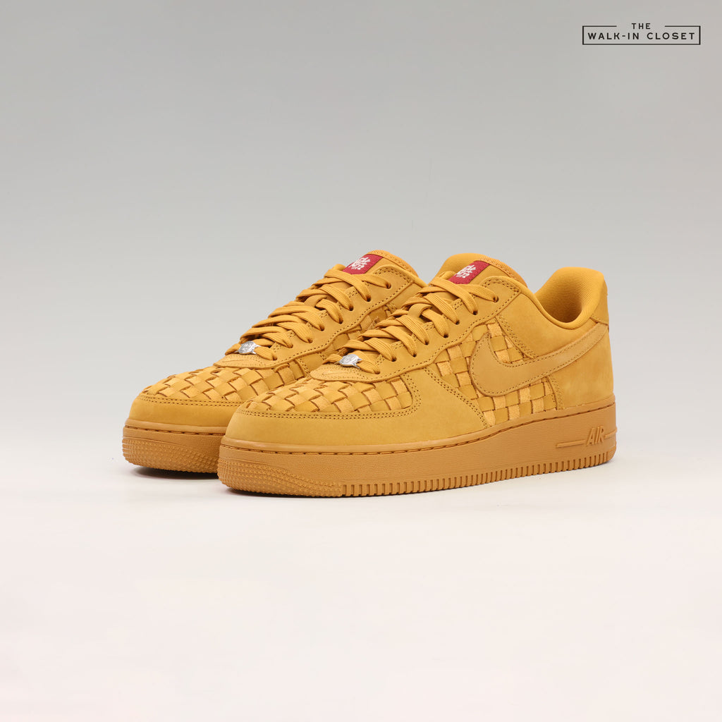 NIKE AIR FORCE 1 RETRO PREMIUM 'WHEAT' MENS SNEAKERS - IV5755-700