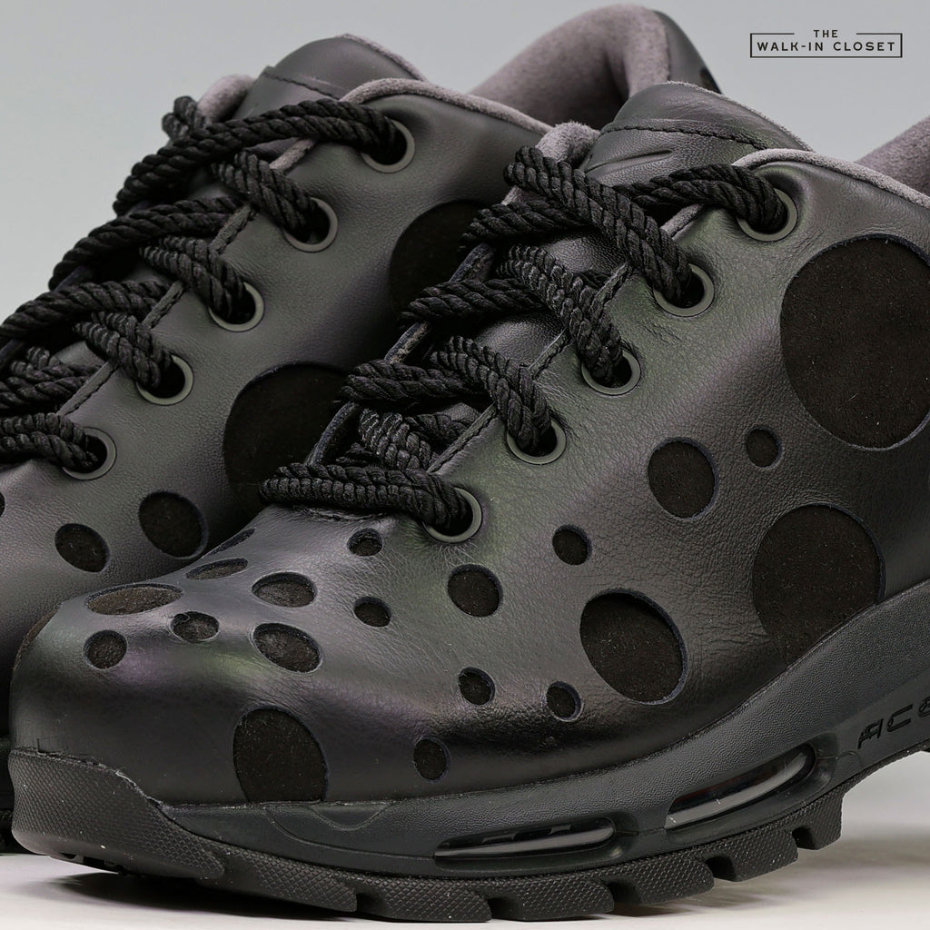 NIKE AIR MAX GOADOME LOW TRIPLE BLACK MENS SNEAKERS -  IR2174-001