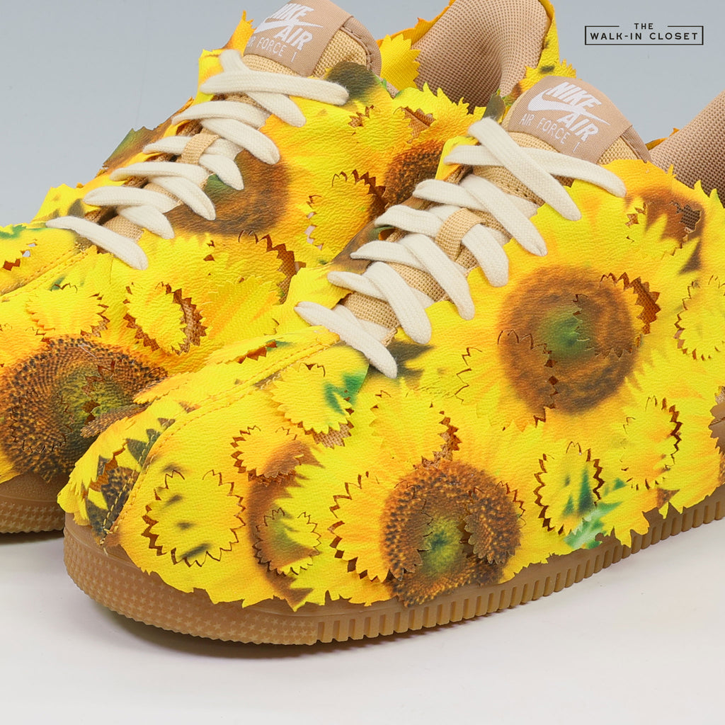 NIKE AIR FORCE 1 '07 LOW 'SUNFLOWER' MENS SNEAKERS - IW1256-299