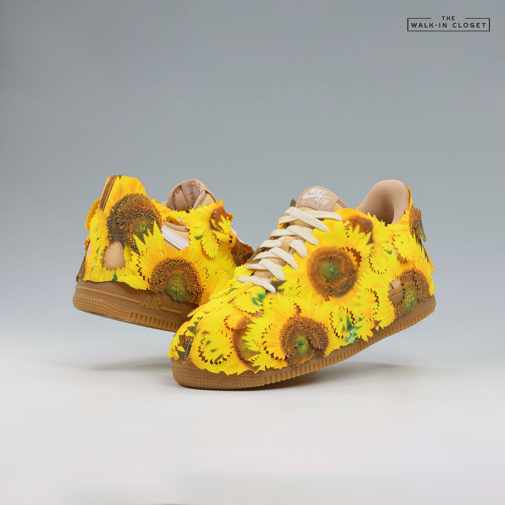 NIKE AIR FORCE 1 '07 LOW 'SUNFLOWER' MENS SNEAKERS - IW1256-299