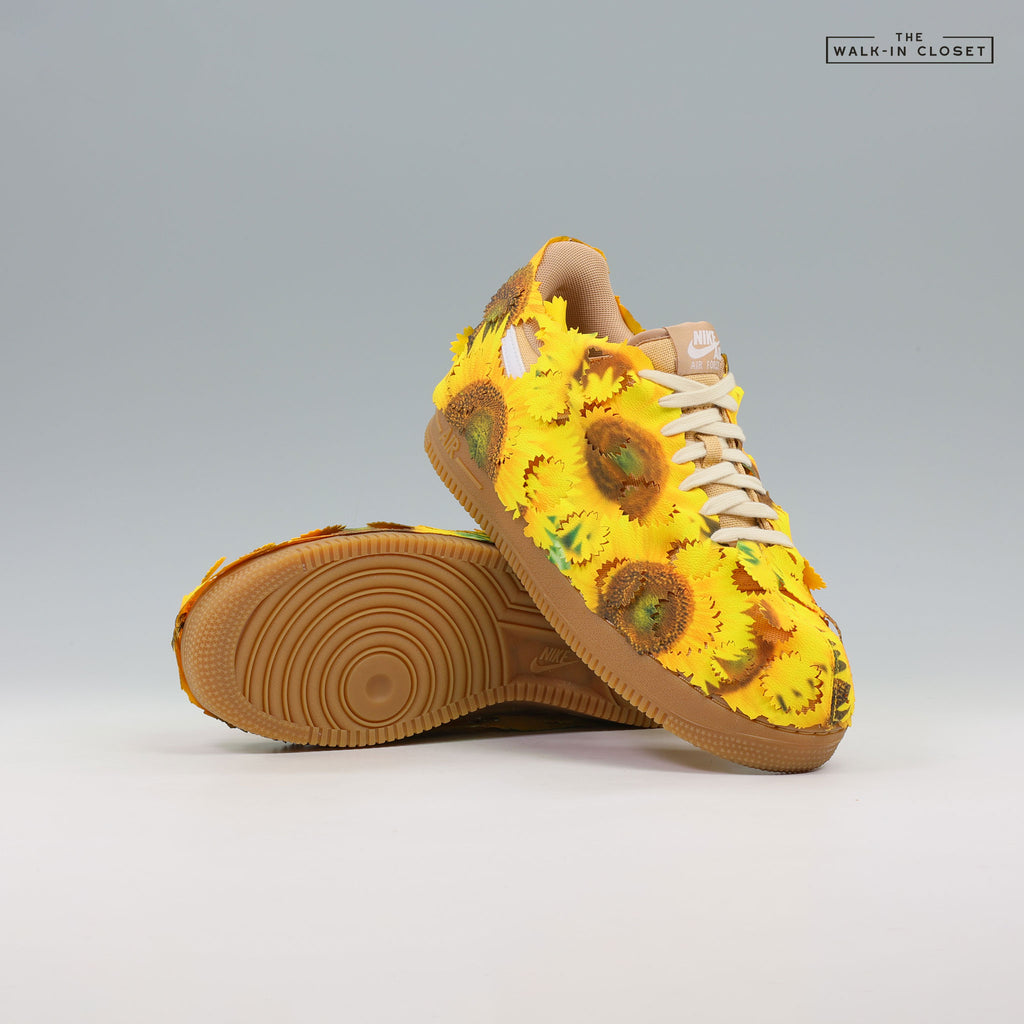 NIKE AIR FORCE 1 '07 LOW 'SUNFLOWER' MENS SNEAKERS - IW1256-299
