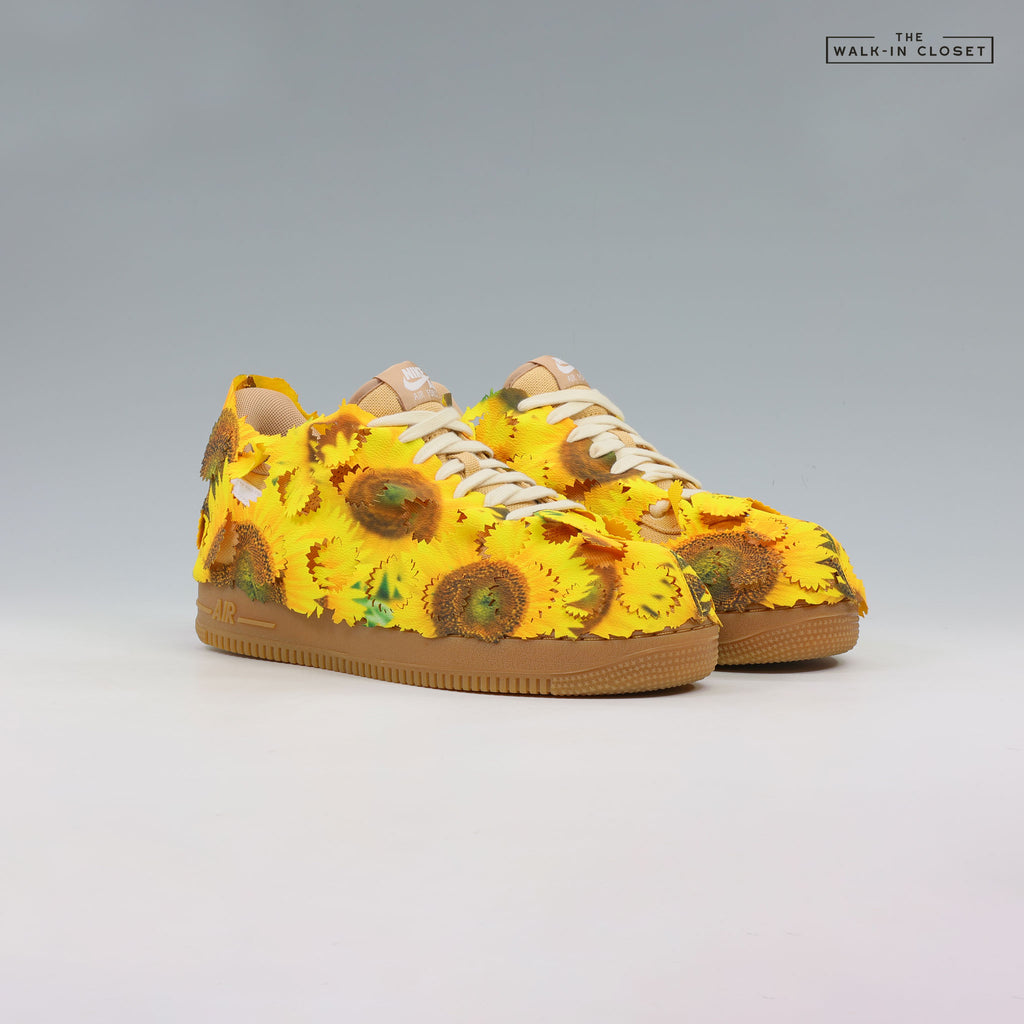 NIKE AIR FORCE 1 '07 LOW 'SUNFLOWER' MENS SNEAKERS - IW1256-299