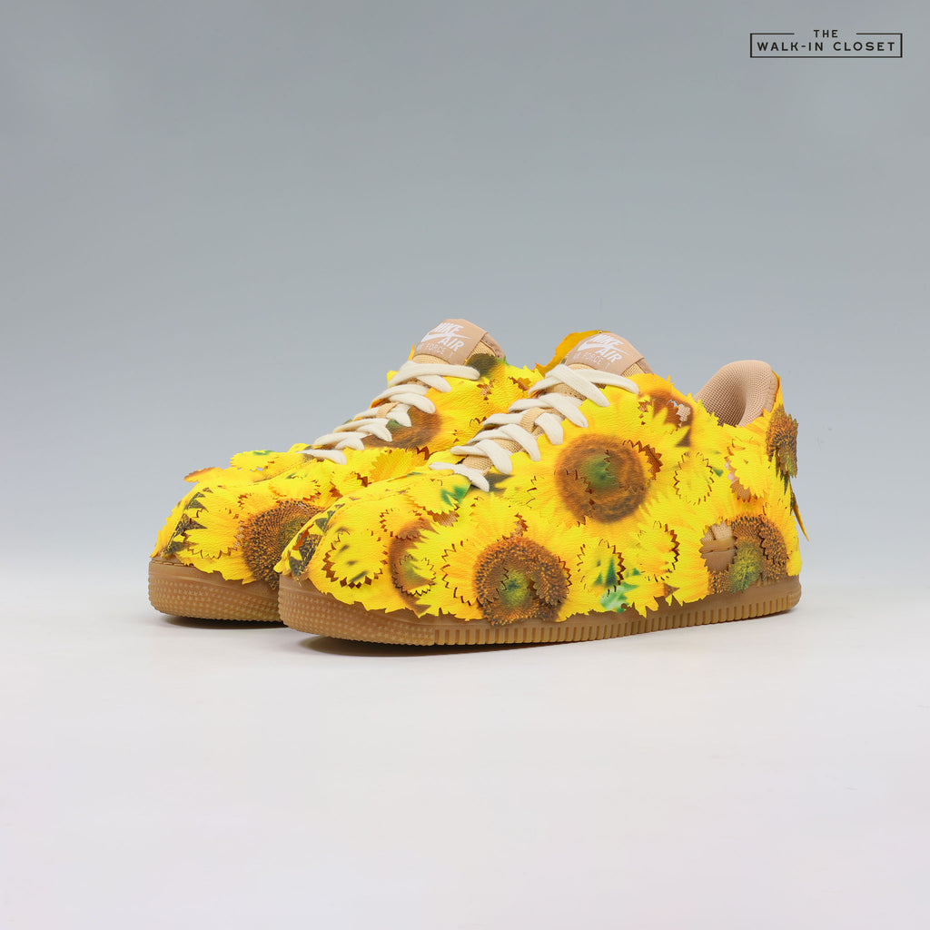 NIKE AIR FORCE 1 '07 LOW 'SUNFLOWER' MENS SNEAKERS - IW1256-299