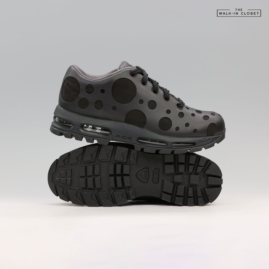 NIKE AIR MAX GOADOME LOW TRIPLE BLACK MENS SNEAKERS -  IR2174-001