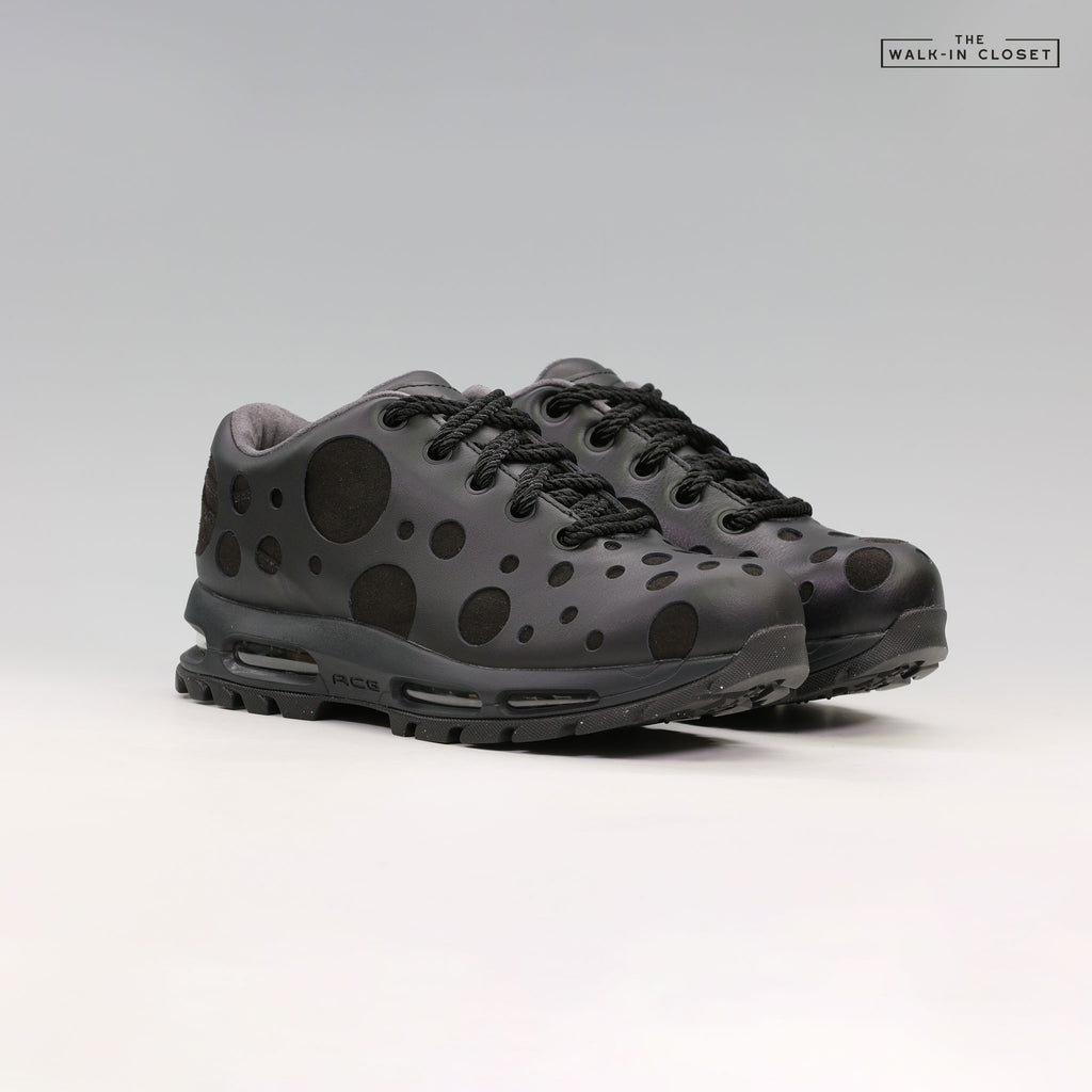 NIKE AIR MAX GOADOME LOW TRIPLE BLACK MENS SNEAKERS -  IR2174-001