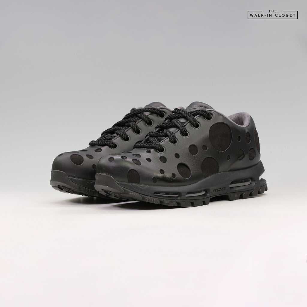 NIKE AIR MAX GOADOME LOW TRIPLE BLACK MENS SNEAKERS -  IR2174-001