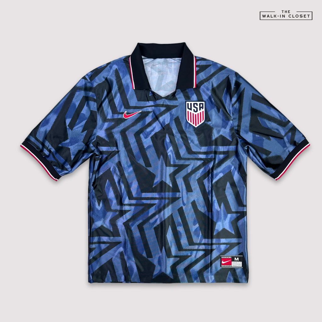 NIKE 'USMNT' ENERGY MENS DRI-FIT SHORT SLEEVE SOCCER TOP - IH1870-410