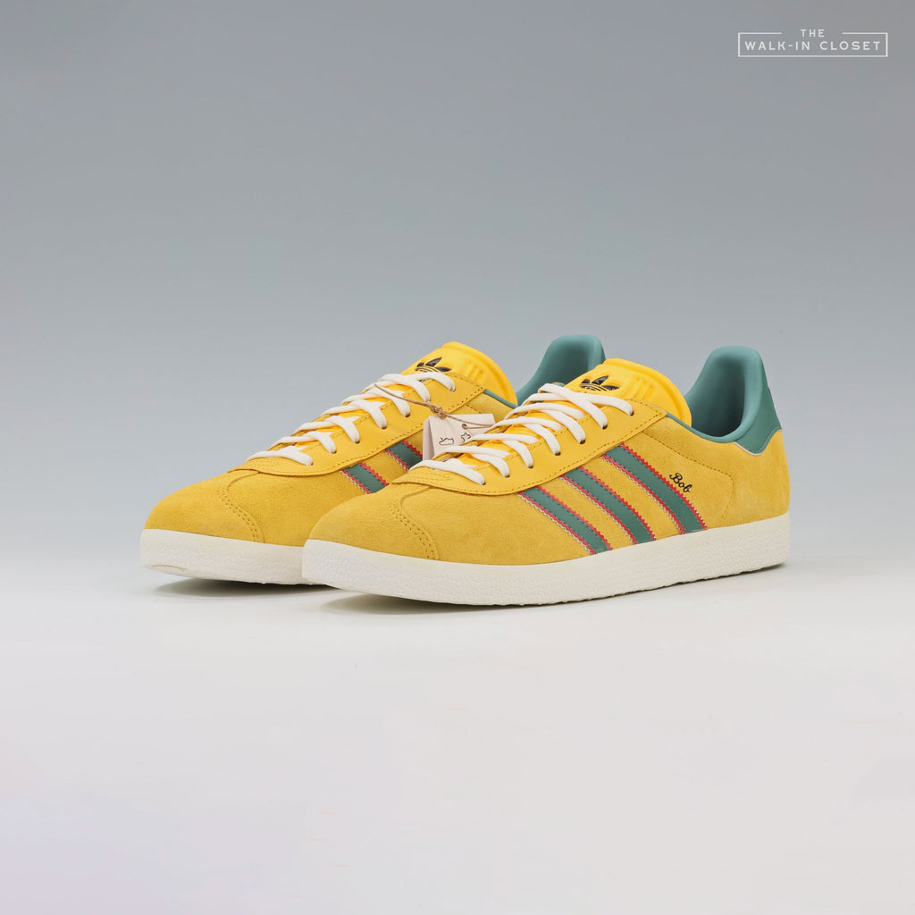 ADIDAS GAZELLE JAMAICA X BOB MARLEY MENS SNEAKERS - KJ3532