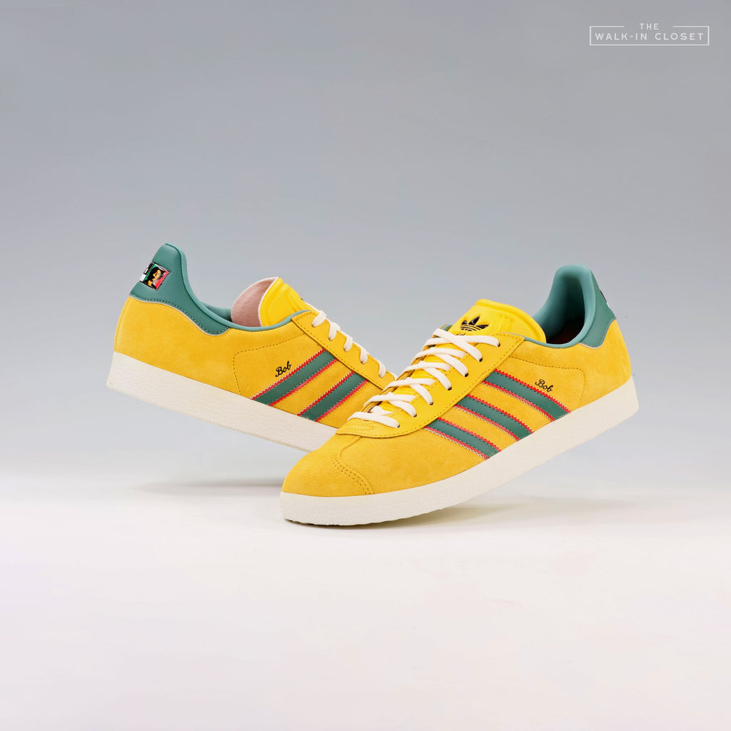 ADIDAS GAZELLE JAMAICA X BOB MARLEY MENS SNEAKERS - KJ3532