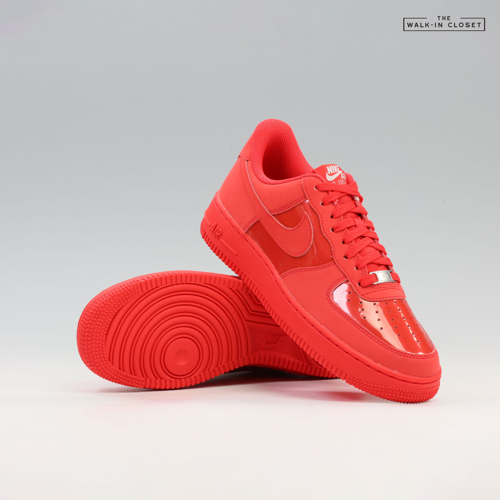 NIKE AIR FORCE 1 SE WOMENS SNEAKERS 'UNIVERSITY RED'  - IV5103-600