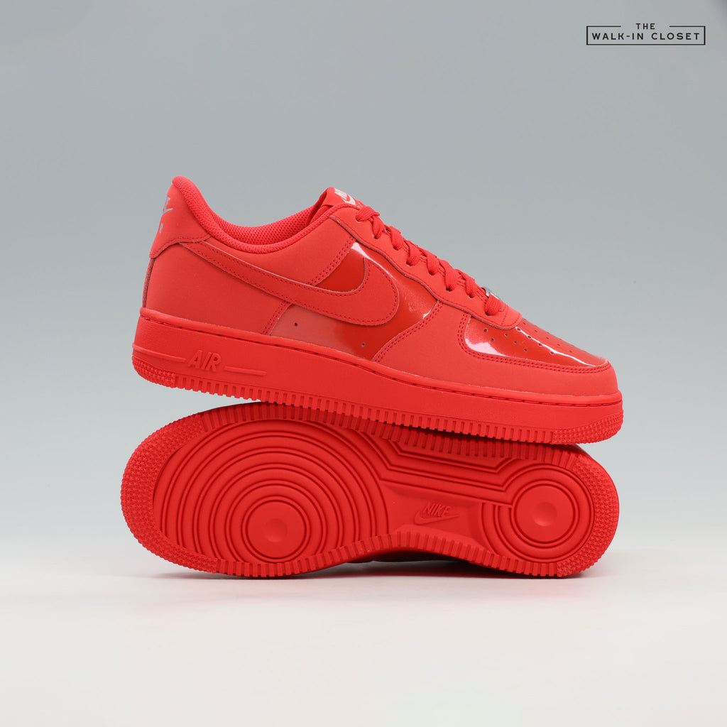 NIKE AIR FORCE 1 SE WOMENS SNEAKERS 'UNIVERSITY RED'  - IV5103-600