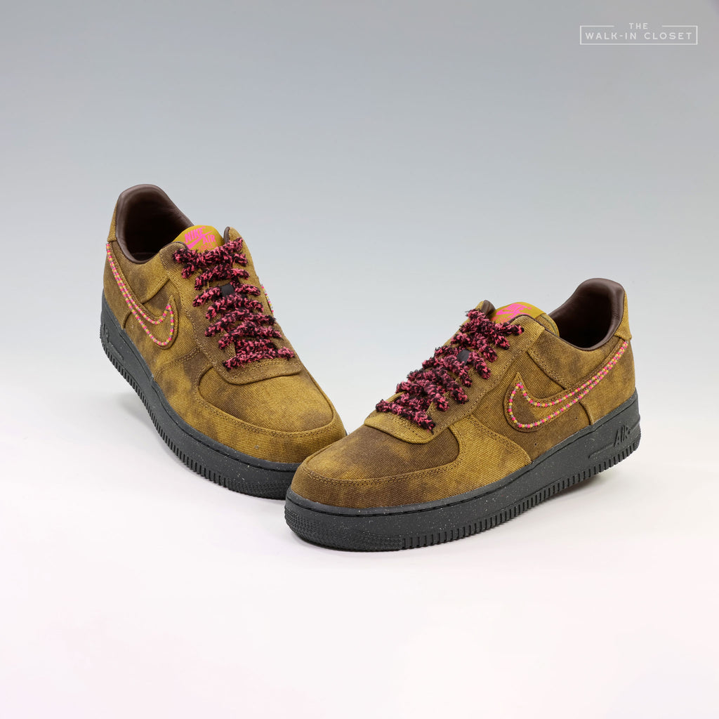 NIKE AIR FORCE 1 '07 QS "BOUCLÉ" MENS SNEAKERS - IO4474-300