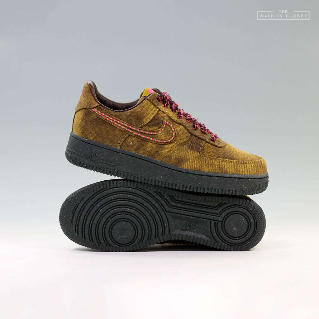 NIKE AIR FORCE 1 '07 QS "BOUCLÉ" MENS SNEAKERS - IO4474-300