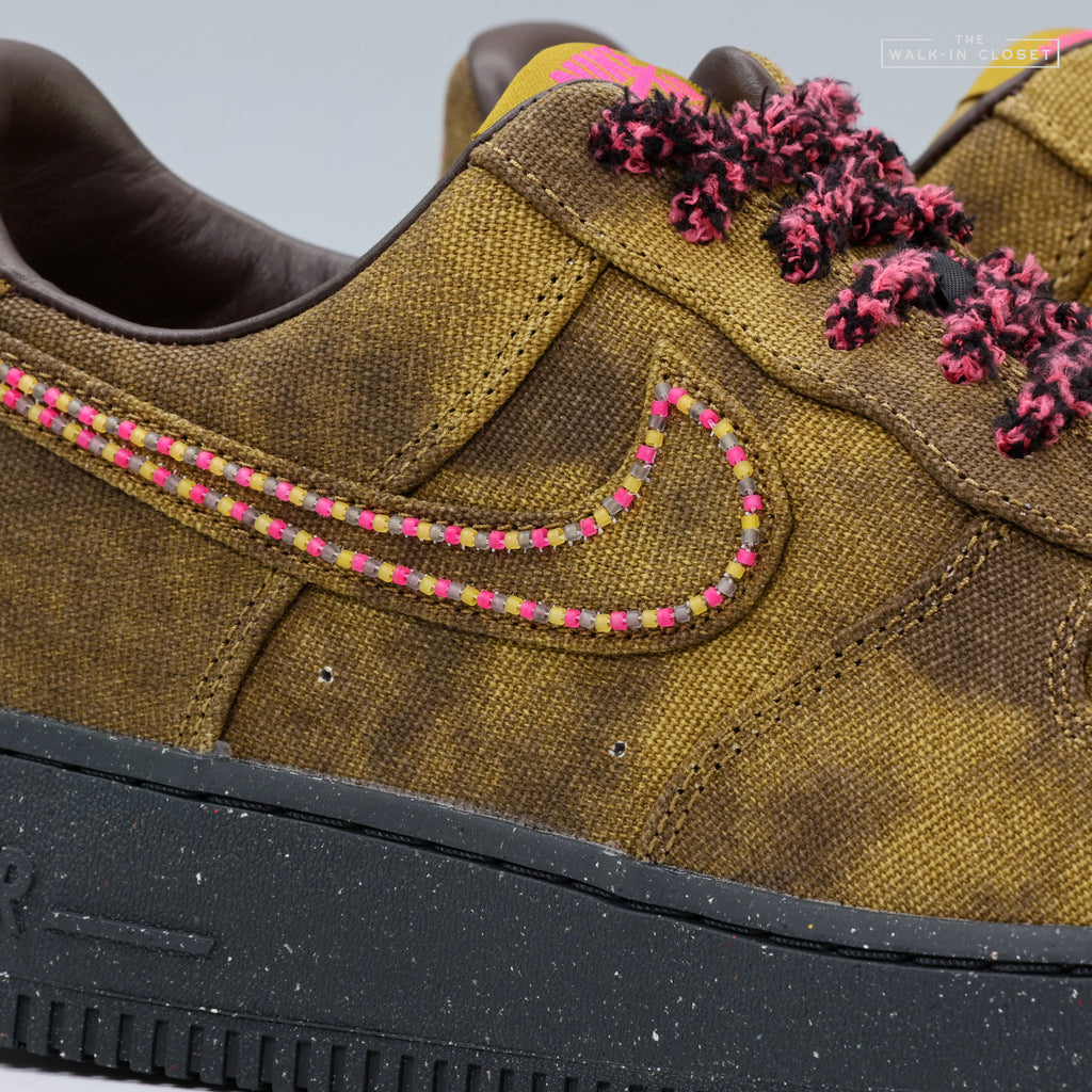 NIKE AIR FORCE 1 '07 QS "BOUCLÉ" MENS SNEAKERS - IO4474-300