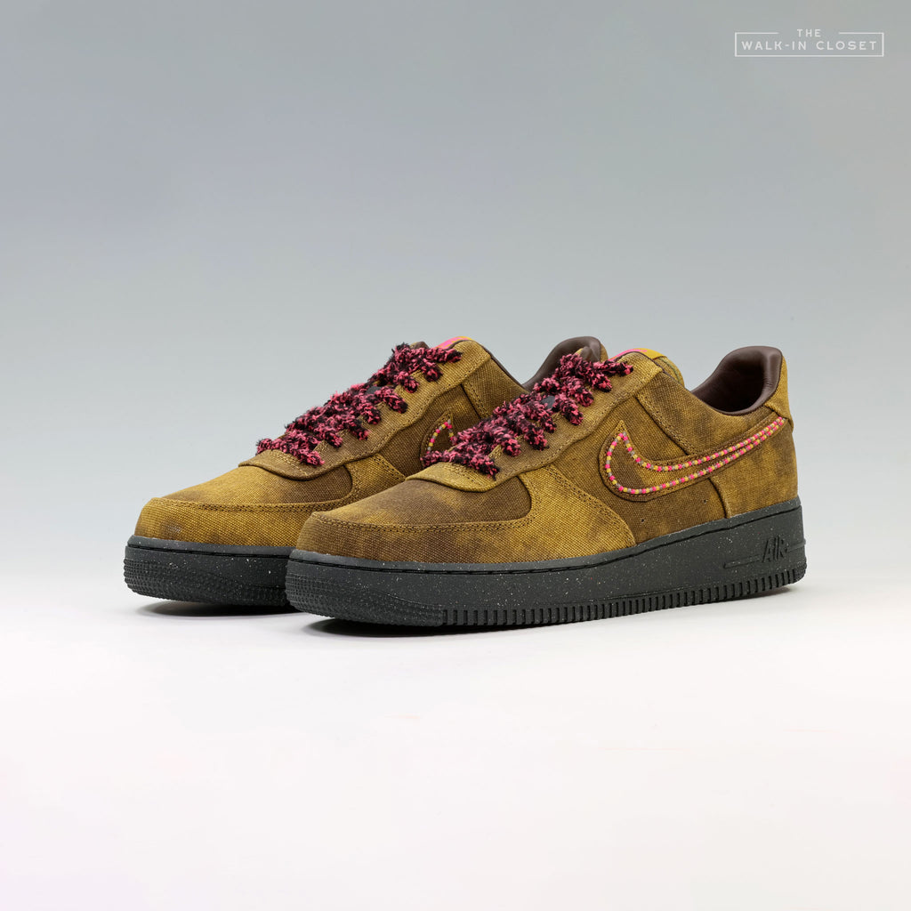 NIKE AIR FORCE 1 '07 QS "BOUCLÉ" MENS SNEAKERS - IO4474-300