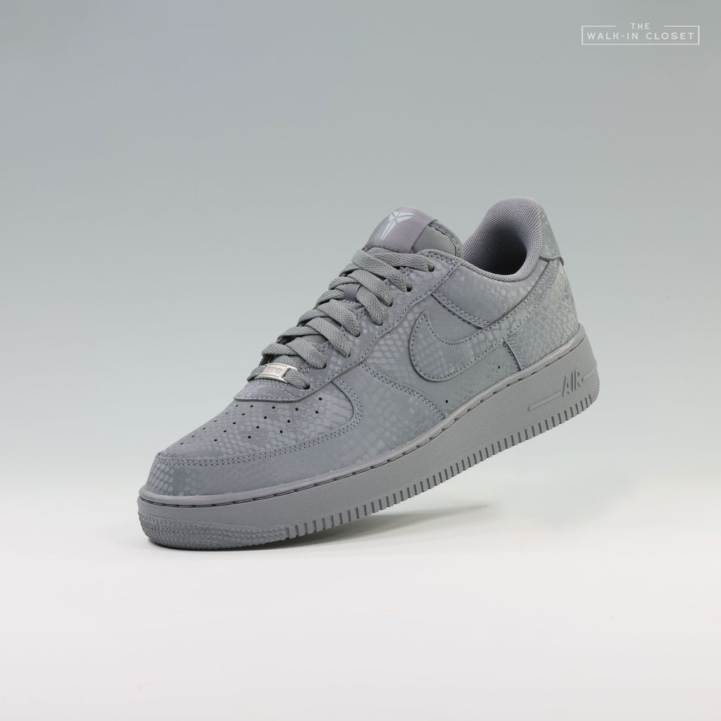 NIKE KOBE AIR FORCE 1 LOW "COOL GREY" MENS SNEAKERS - IB0018-004