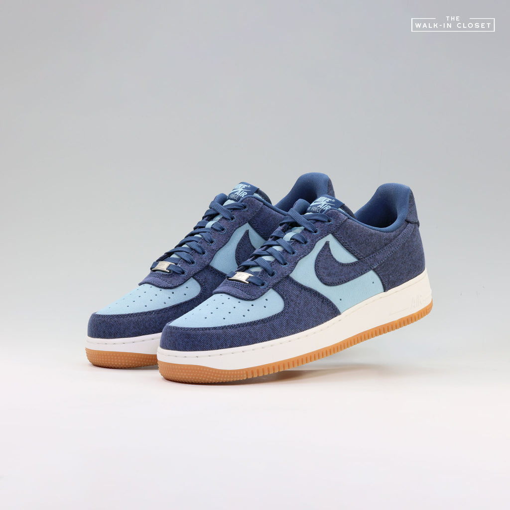 NIKE AIR FORCE 1 LOW LV8 'DENIM' MENS SNEAKERS - IR0951-400