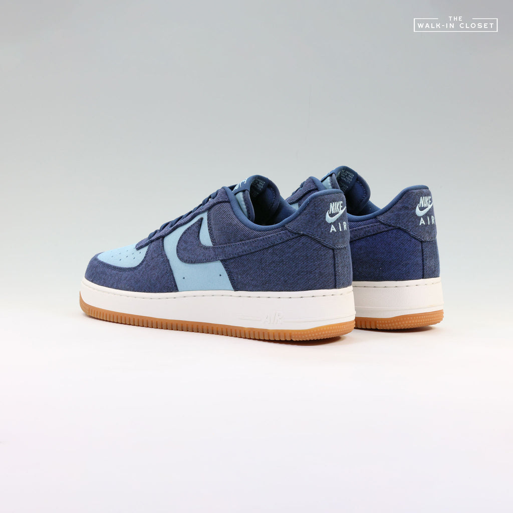 NIKE AIR FORCE 1 LOW LV8 'DENIM' MENS SNEAKERS - IR0951-400