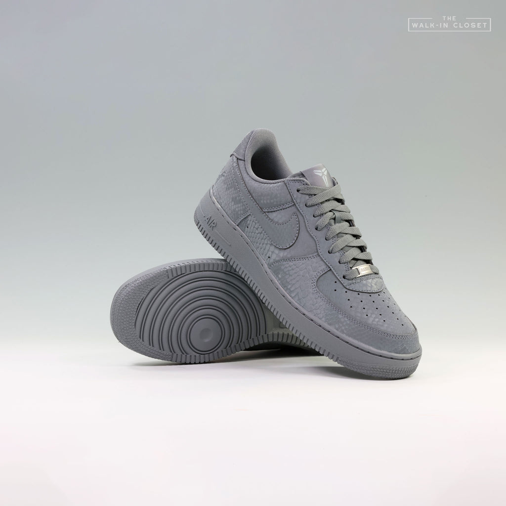 NIKE KOBE AIR FORCE 1 LOW "COOL GREY" MENS SNEAKERS - IB0018-004