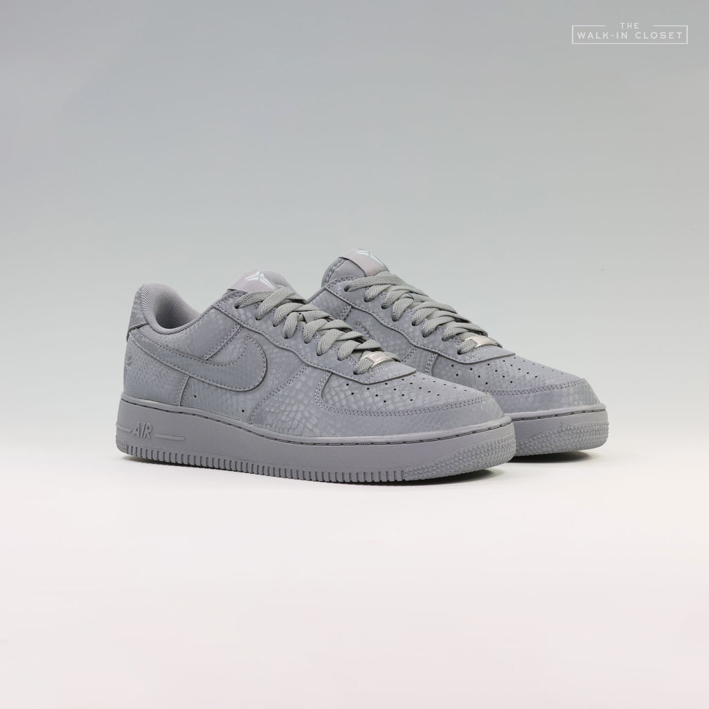 NIKE KOBE AIR FORCE 1 LOW "COOL GREY" MENS SNEAKERS - IB0018-004