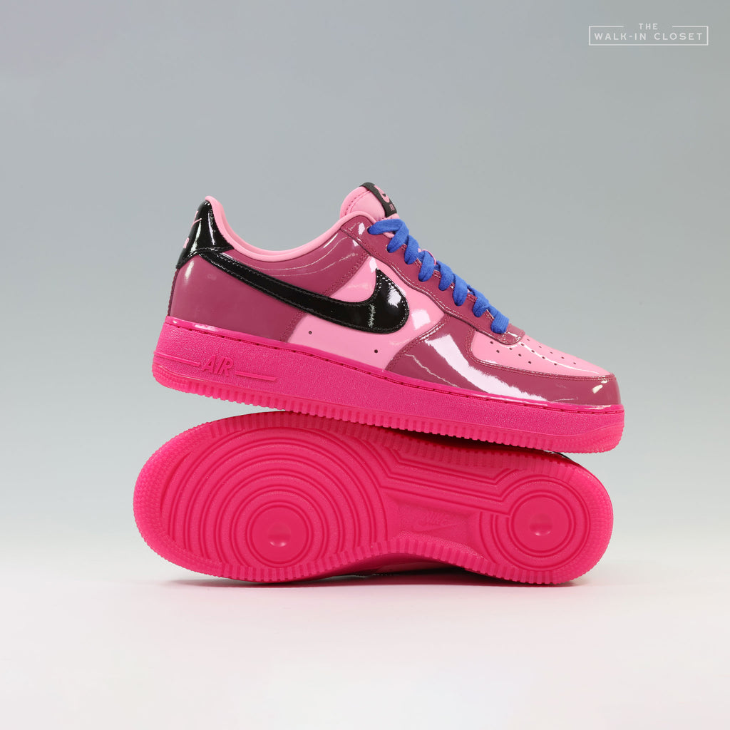 NIKE AIR FORCE 1 '07 QS "PINK COOLER / MULBERRY ROSE" MENS SNEAKERS - IO4489-600