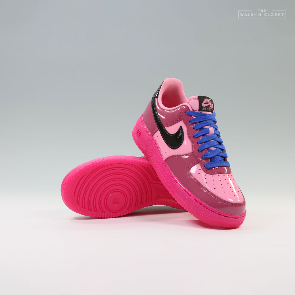 NIKE AIR FORCE 1 '07 QS "PINK COOLER / MULBERRY ROSE" MENS SNEAKERS - IO4489-600