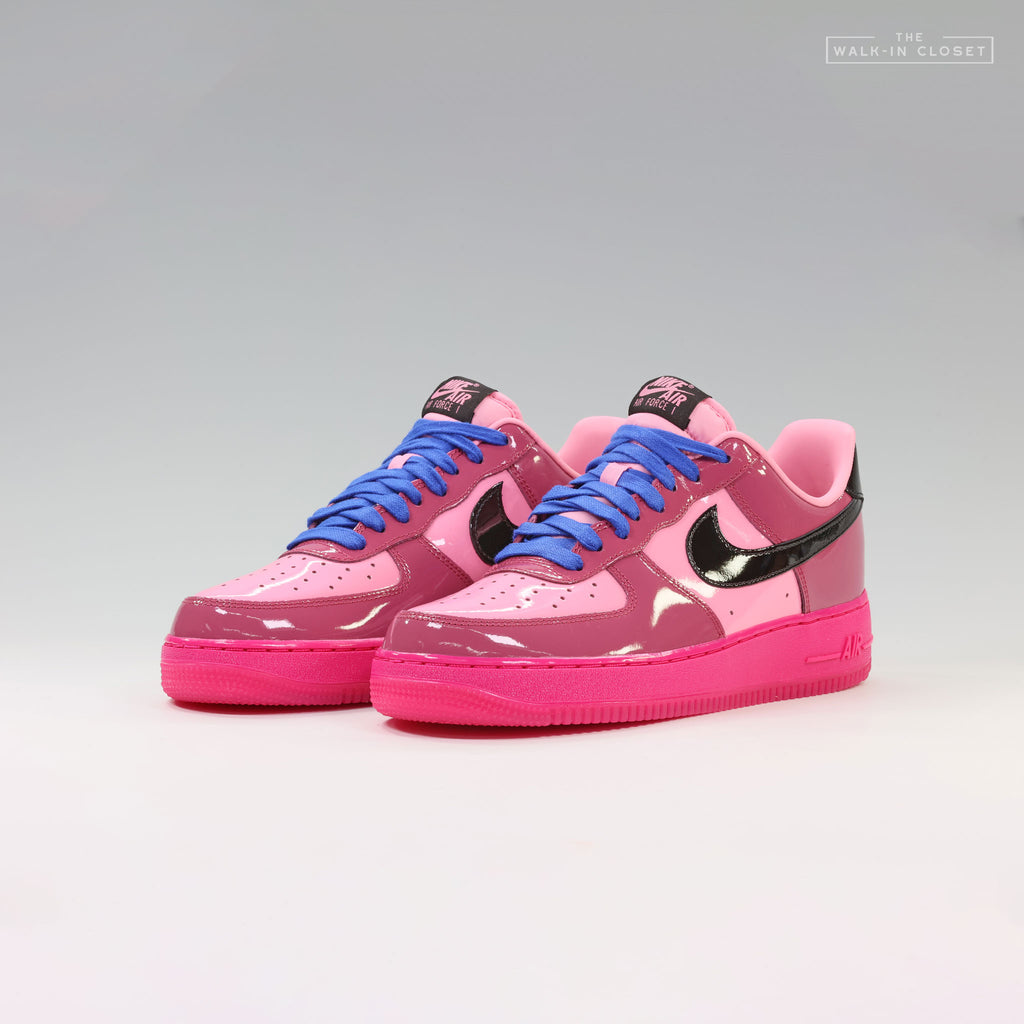 NIKE AIR FORCE 1 '07 QS "PINK COOLER / MULBERRY ROSE" MENS SNEAKERS - IO4489-600