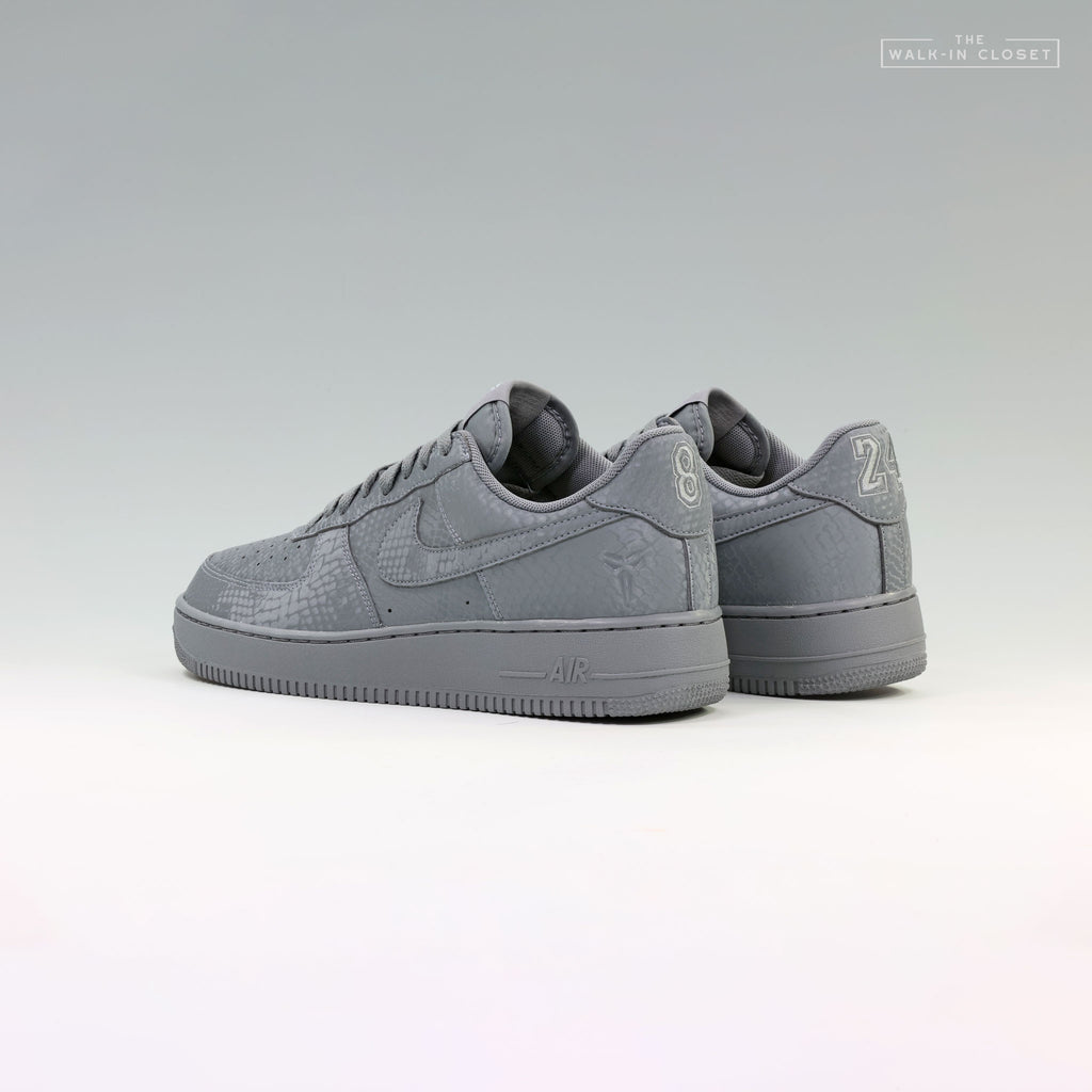 NIKE KOBE AIR FORCE 1 LOW "COOL GREY" MENS SNEAKERS - IB0018-004