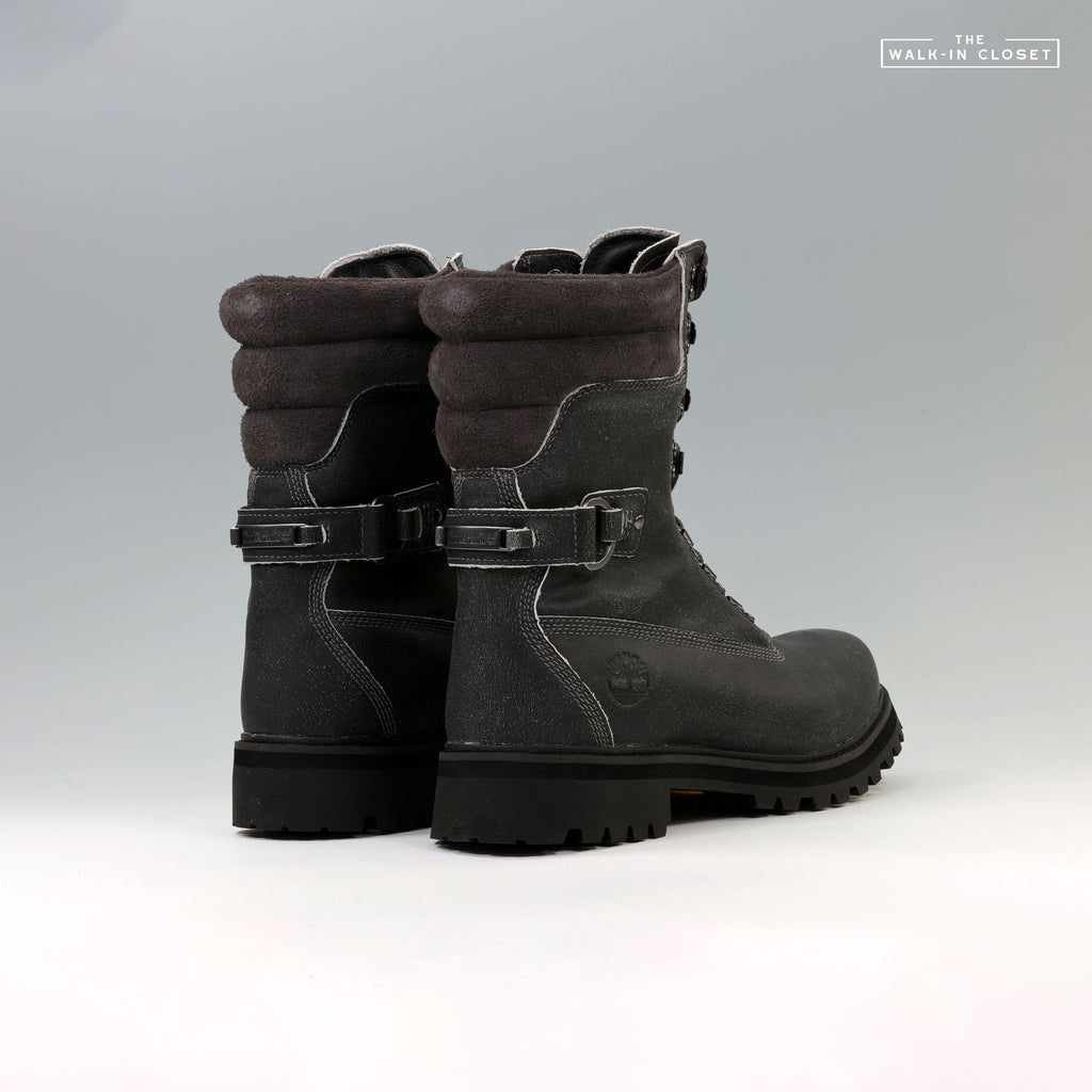 TIMBERLAND 8" PREMIUM SUPER BOOT GRUNGE LEATHER "DARK GREY" - TB0A6G3QEIQ