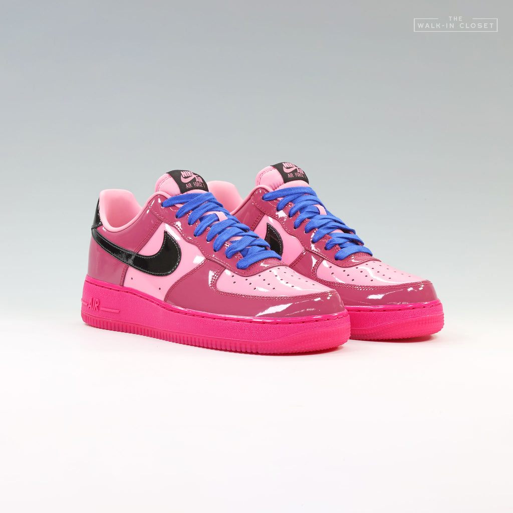 NIKE AIR FORCE 1 '07 QS "PINK COOLER / MULBERRY ROSE" MENS SNEAKERS - IO4489-600