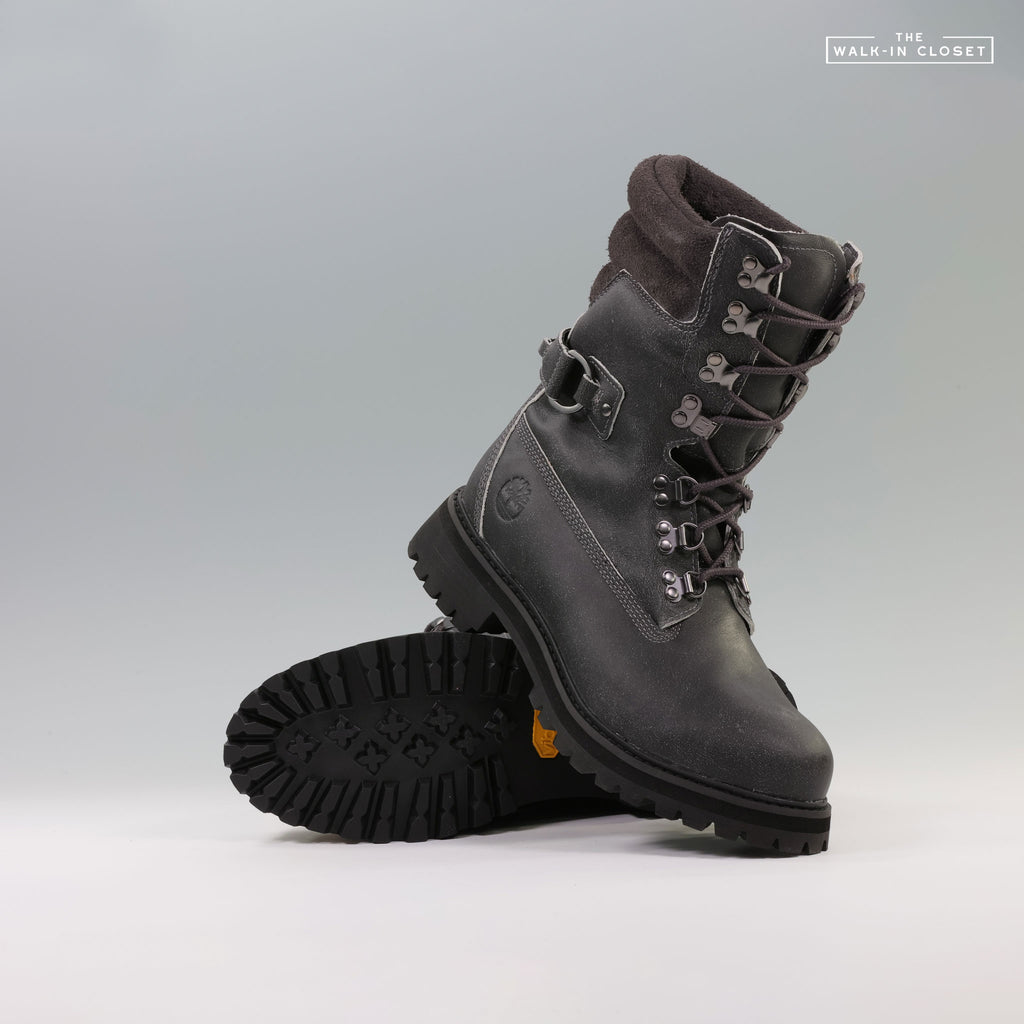 TIMBERLAND 8" PREMIUM SUPER BOOT GRUNGE LEATHER "DARK GREY" - TB0A6G3QEIQ