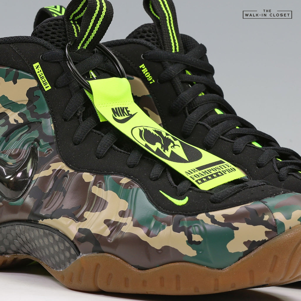 NIKE AIR FOAMPOSITE PRO GREEN CAMO MENS SNEAKERS IM5204-001