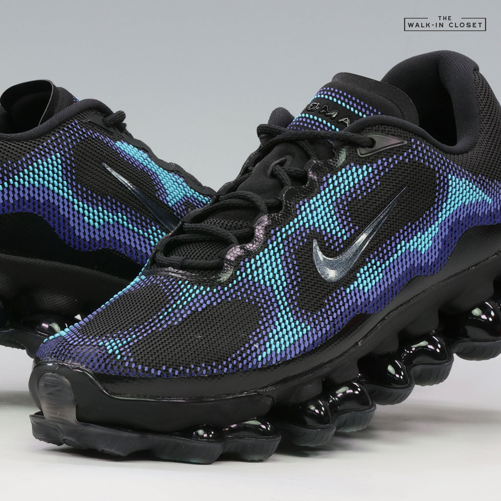 NIKE AIR LIQUID MAX 'BLACK AND RADIANT BLUE' MENS SNEAKERS -  IQ7634-004
