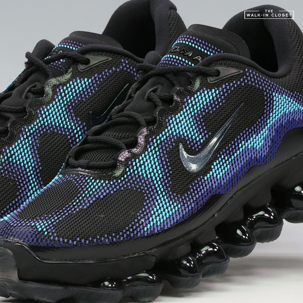 NIKE AIR LIQUID MAX 'BLACK AND RADIANT BLUE' MENS SNEAKERS -  IQ7634-004