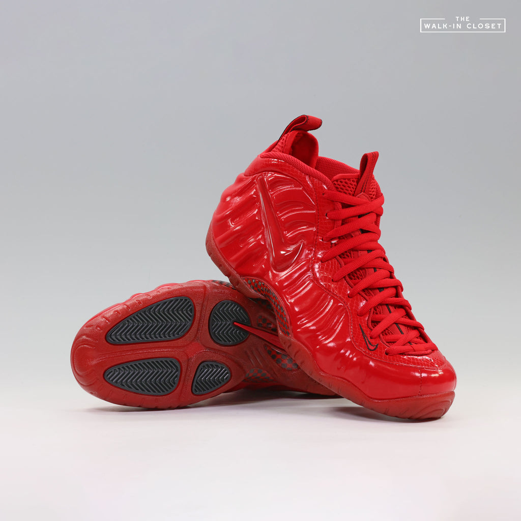 NIKE AIR FOAMPOSITE PRO 'GYM RED' MENS SNEAKERS - HF0794-600