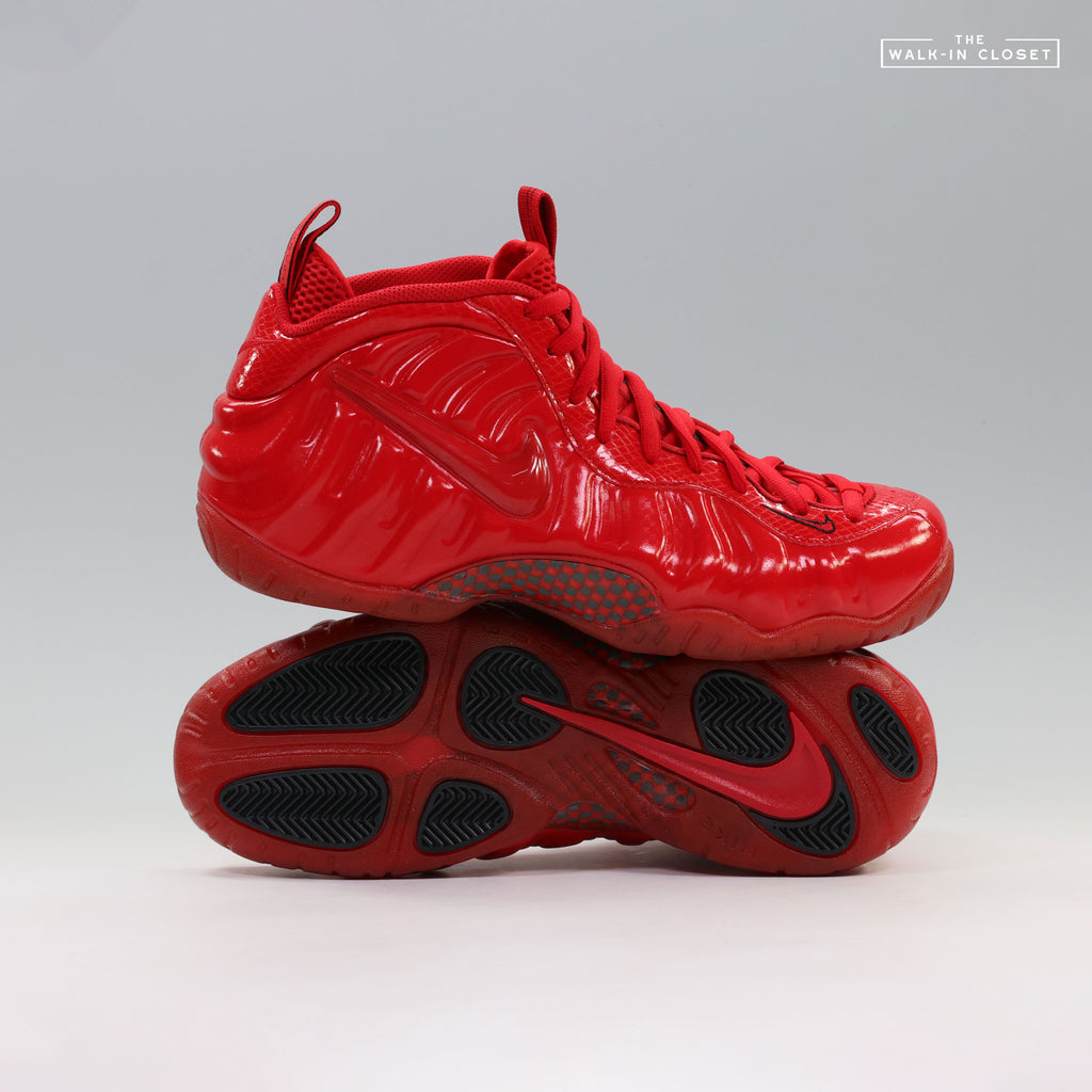 NIKE AIR FOAMPOSITE PRO 'GYM RED' MENS SNEAKERS - HF0794-600