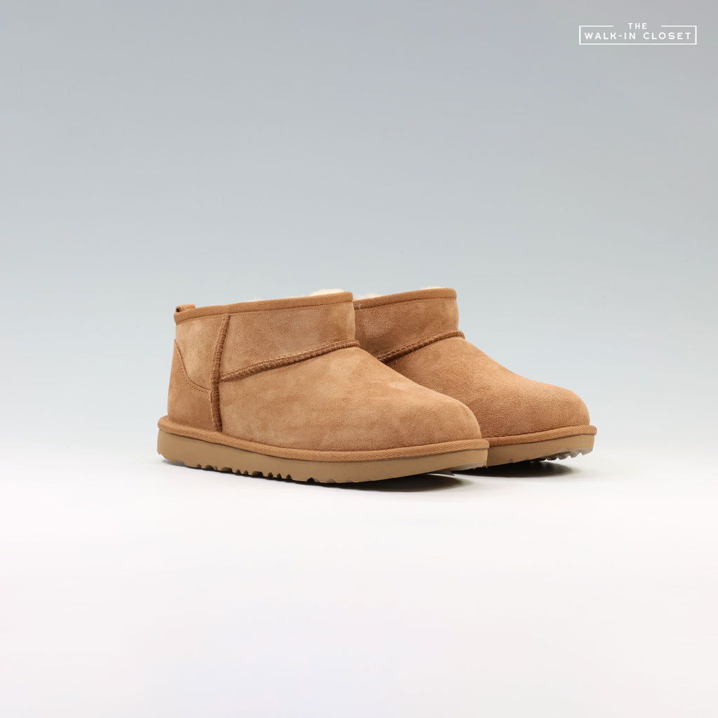 UGG KIDS CLASSIC ULTRA MINI BOOTS "CHESTNUT" - 11130750K