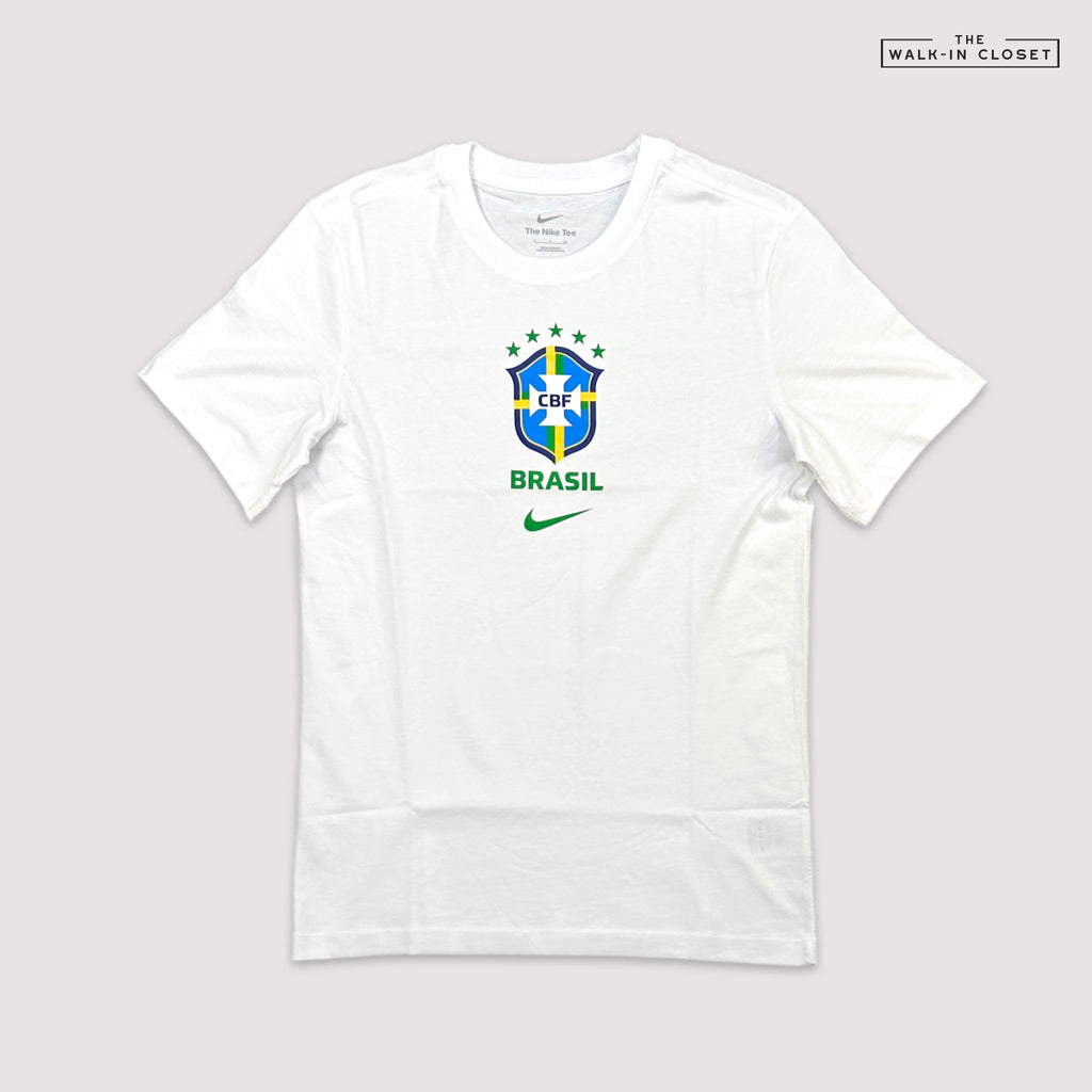 NIKE 'BRAZIL' MENS SOCCER T-SHIRT - IH2174-100