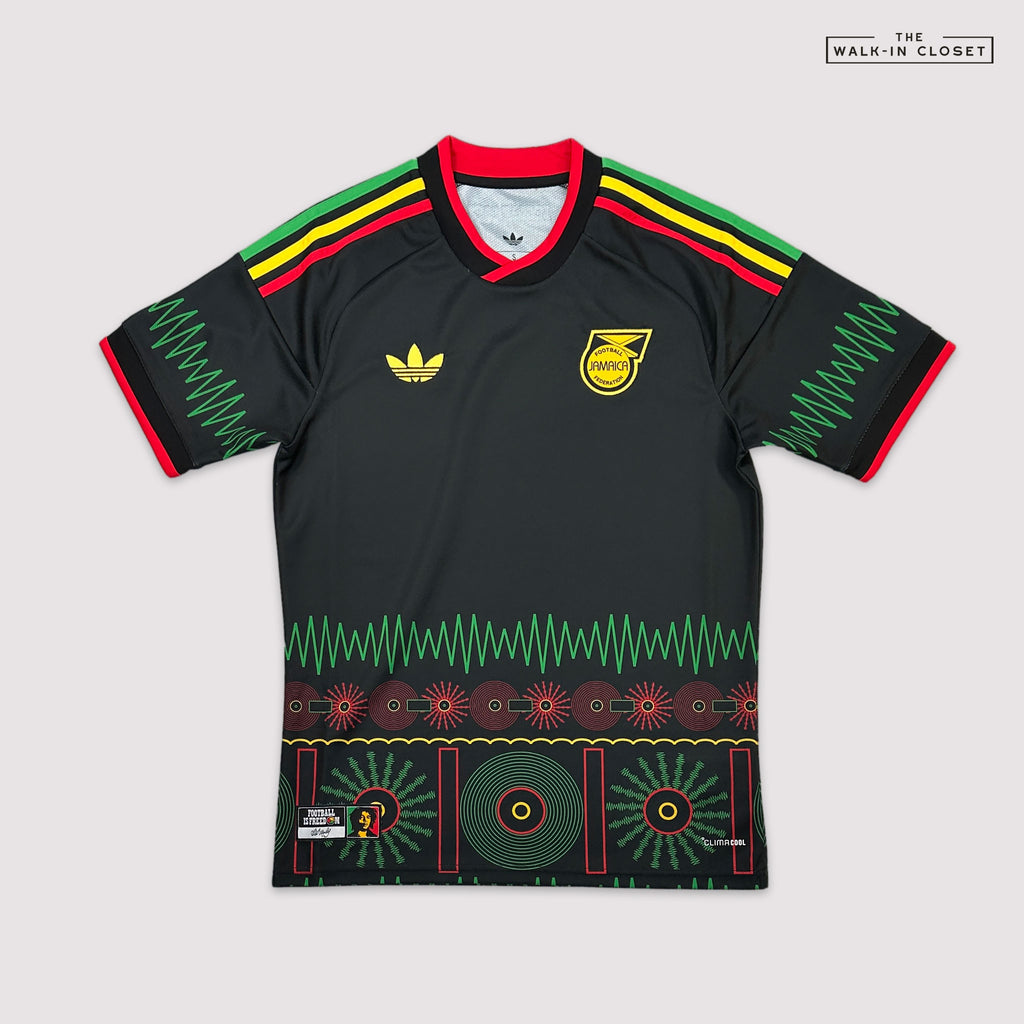 ADIDAS JAMAICA 26 X BOB MARLEY AWAY JERSEY - KD0957