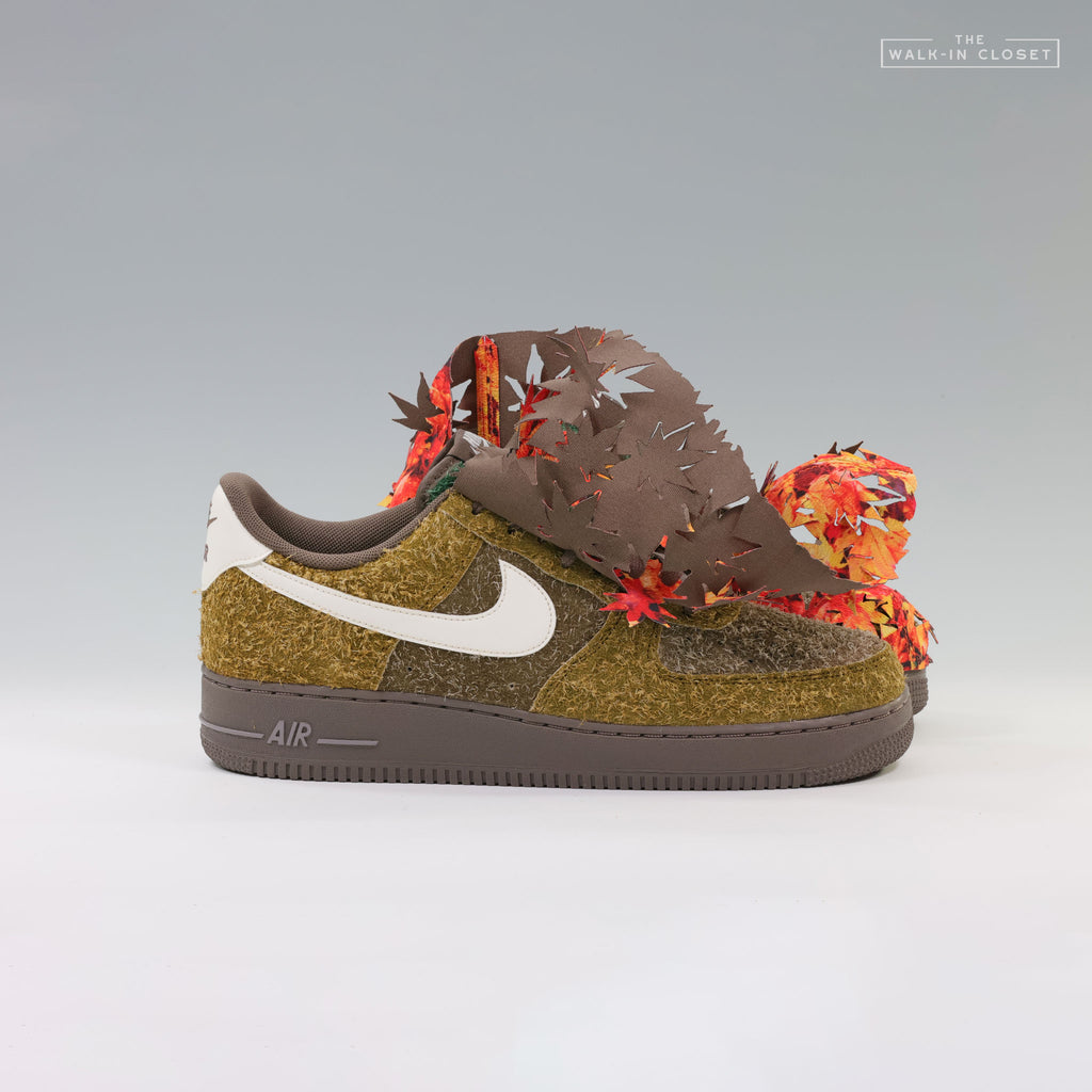 NIKE AIR FORCE 1 '07 LX "LEAF CAMO" MENS SNEAKERS - IM8062-368