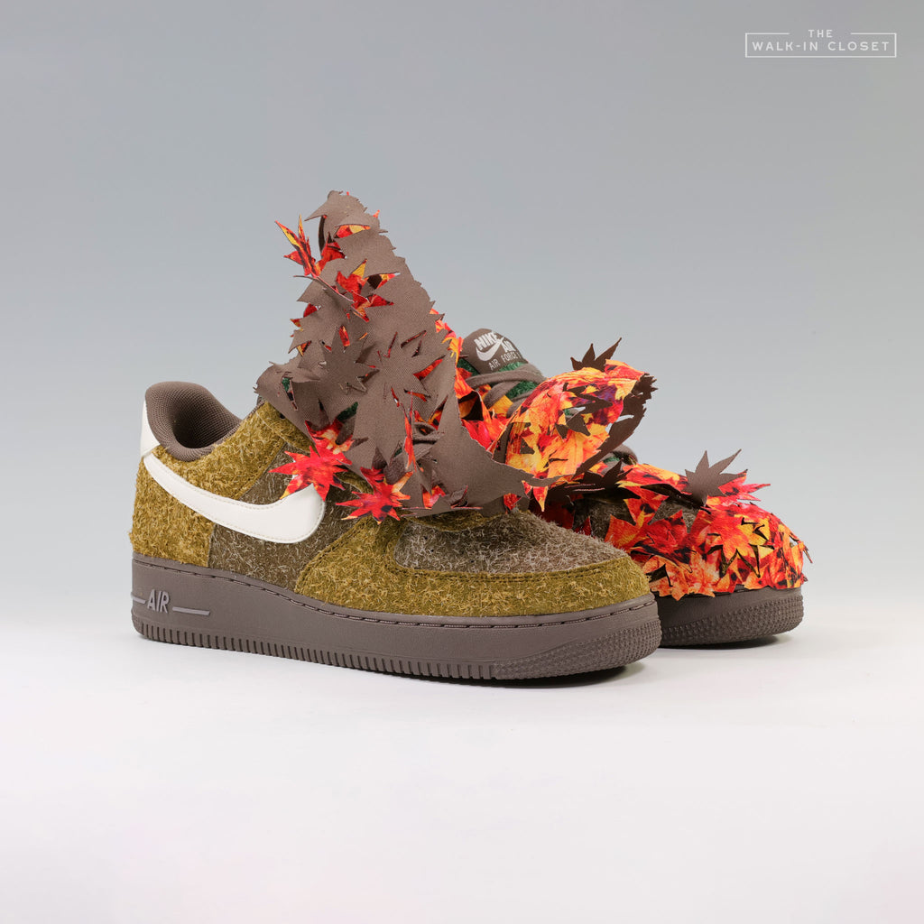 NIKE AIR FORCE 1 '07 LX "LEAF CAMO" MENS SNEAKERS - IM8062-368