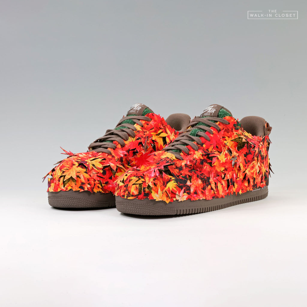 NIKE AIR FORCE 1 '07 LX "LEAF CAMO" MENS SNEAKERS - IM8062-368